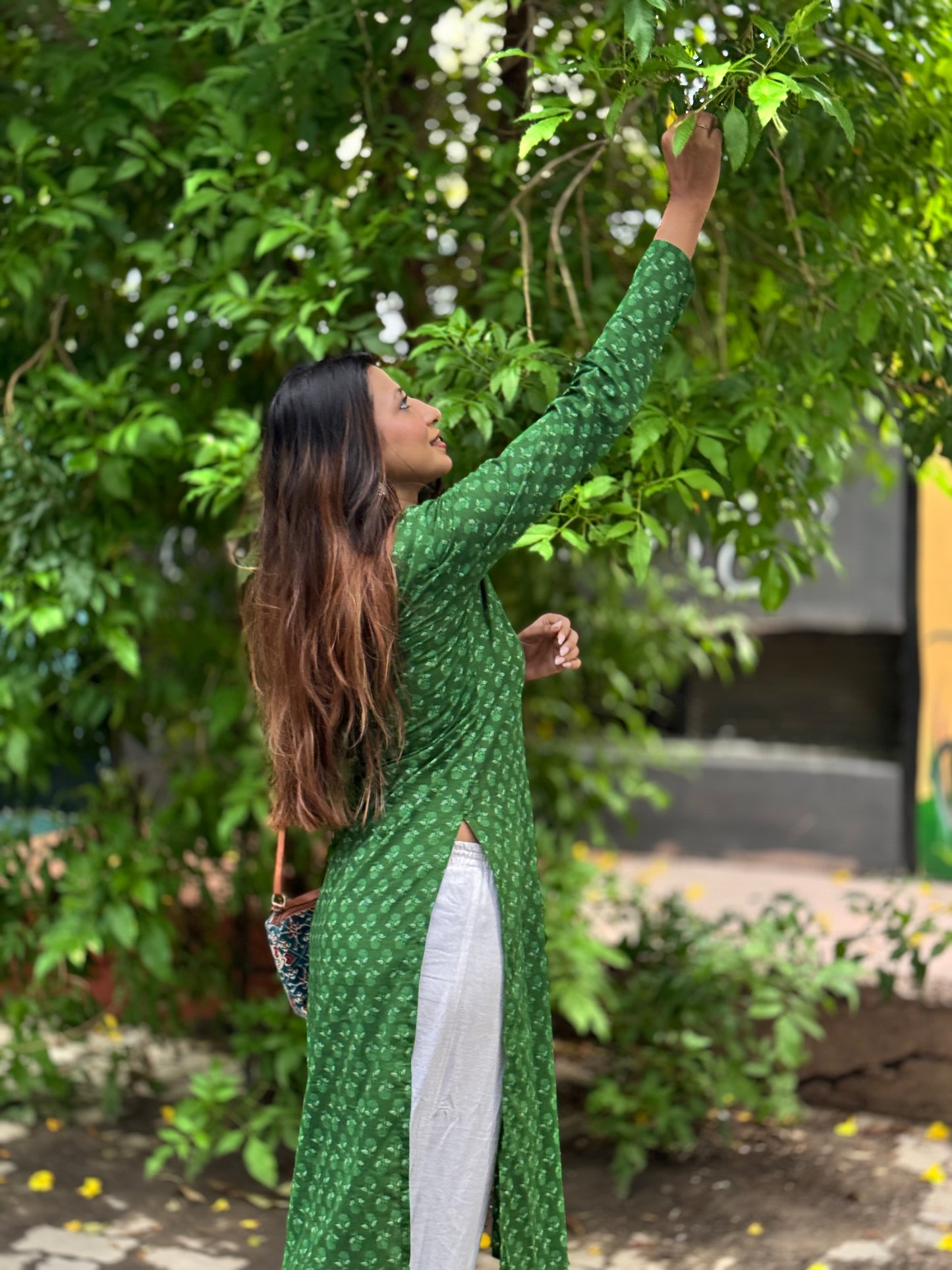 Saryana - Women's Green Kurti for Sawan 2025