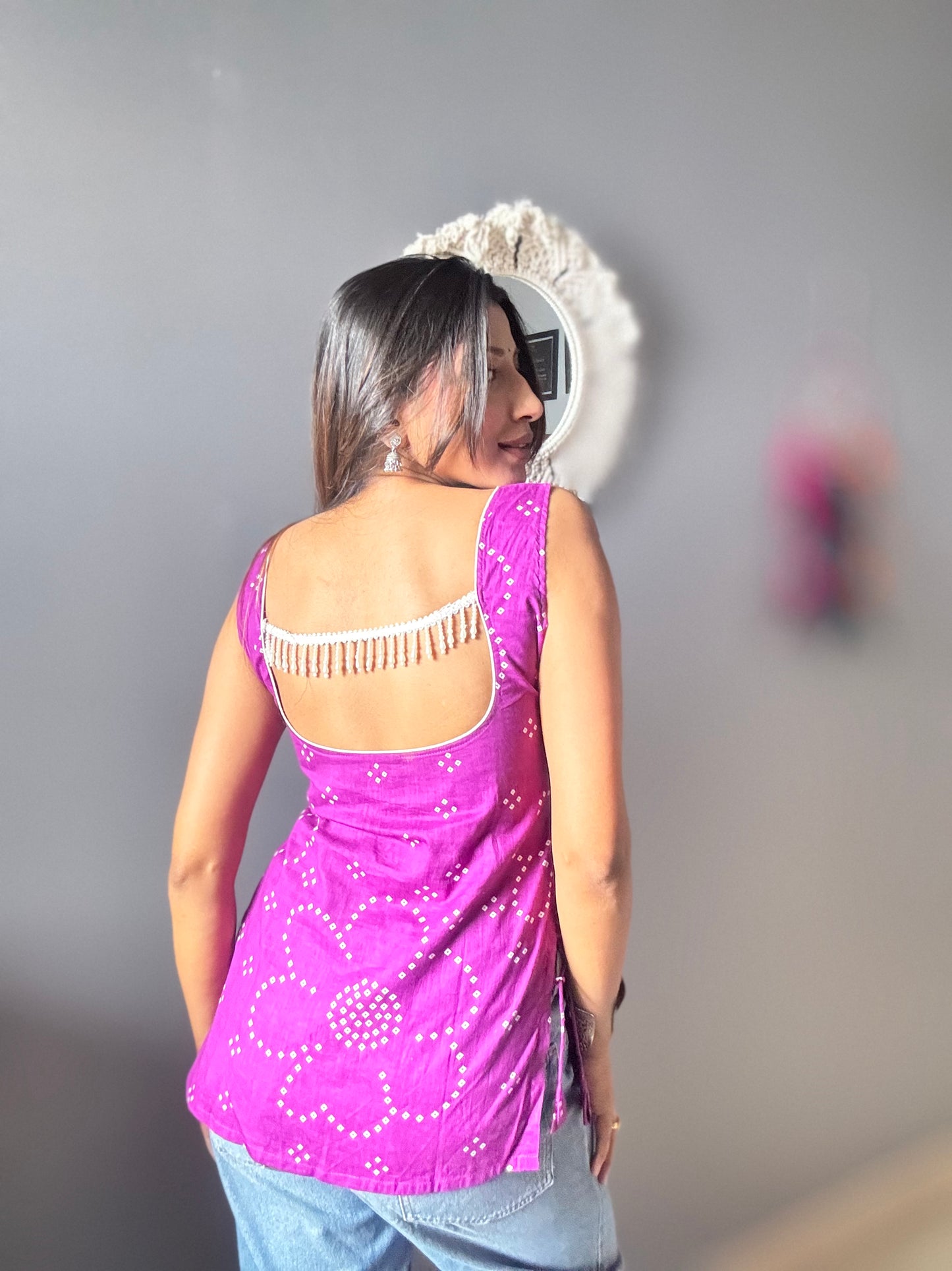 Purple Blosson Top