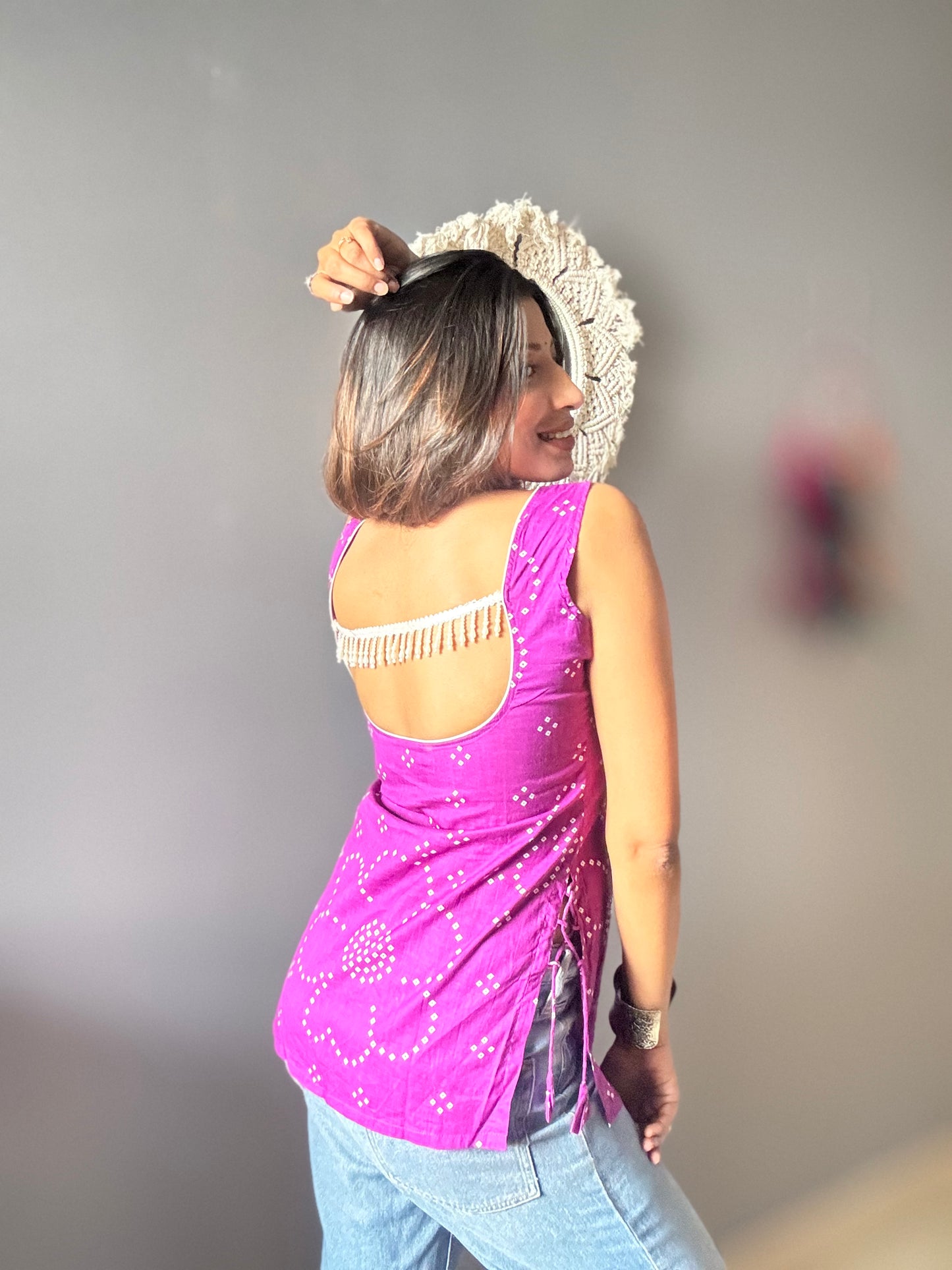 Purple Blosson Top