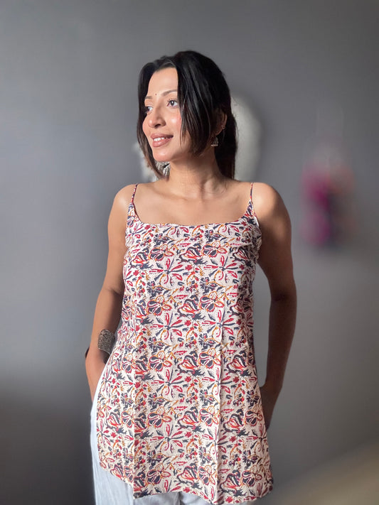 Ivory Bloom Top