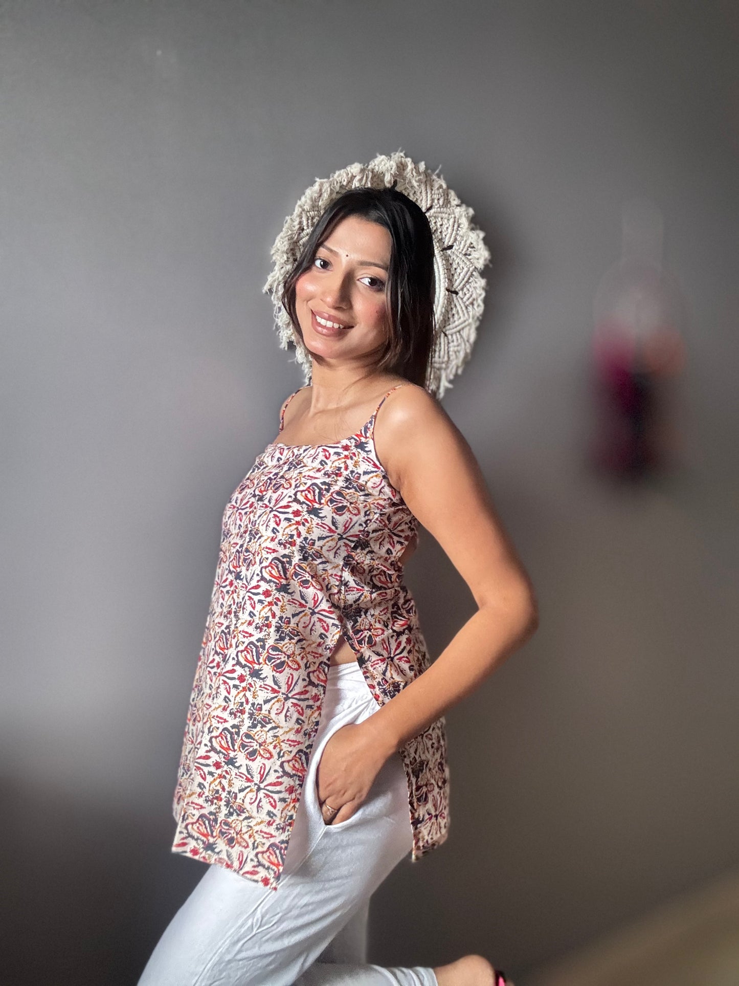 Ivory Bloom Top