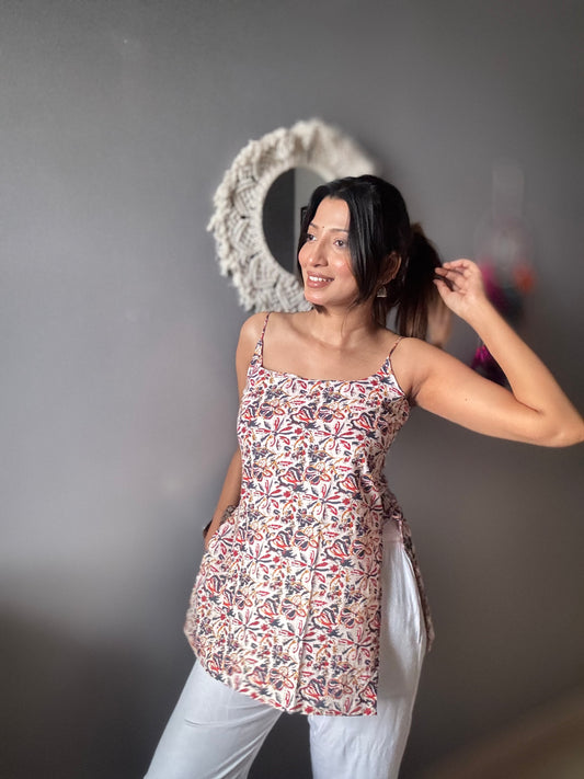 Ivory Bloom Top